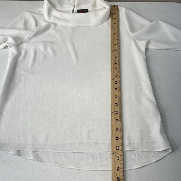 womens vince camuto blouse size small Ruffle Sleeve Classic Dress Casual Coastal - Picture 12 of 13